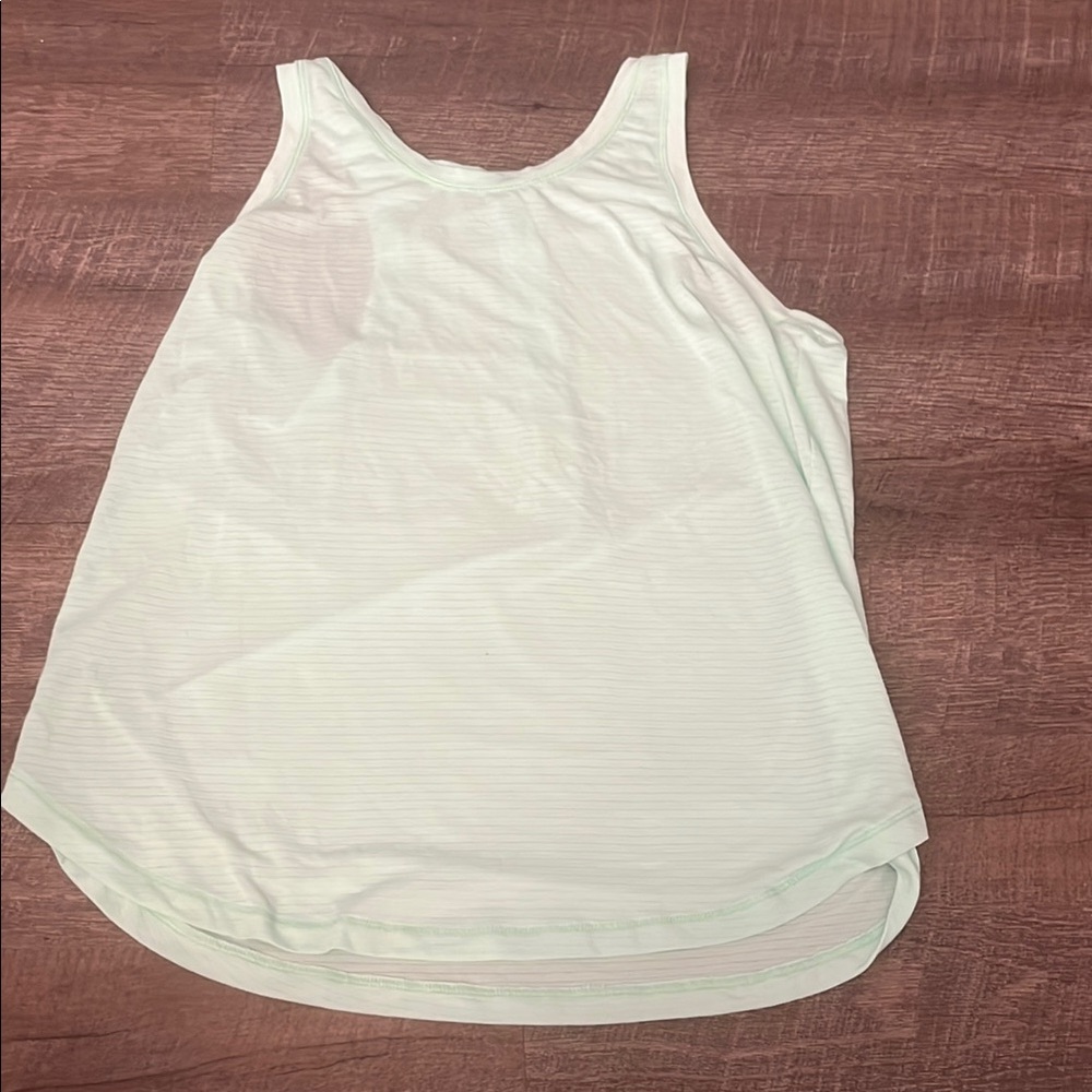 Mint Green Sleeveless Women's Top